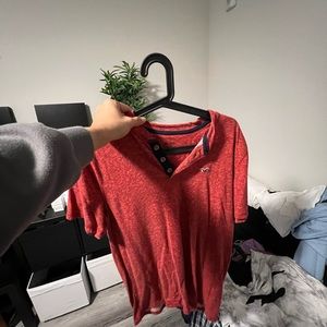 Hollister red shirt